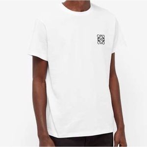 Loewe Anagram T-Shirt in White, size Medium